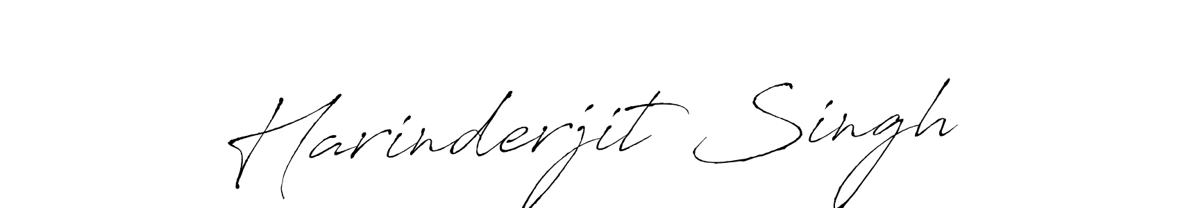 How to make Harinderjit Singh name signature. Use Antro_Vectra style for creating short signs online. This is the latest handwritten sign. Harinderjit Singh signature style 6 images and pictures png