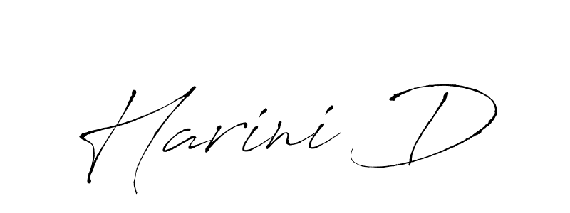 You should practise on your own different ways (Antro_Vectra) to write your name (Harini D) in signature. don't let someone else do it for you. Harini D signature style 6 images and pictures png