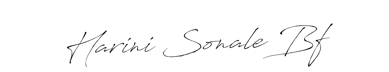 How to make Harini Sonale Bf name signature. Use Antro_Vectra style for creating short signs online. This is the latest handwritten sign. Harini Sonale Bf signature style 6 images and pictures png