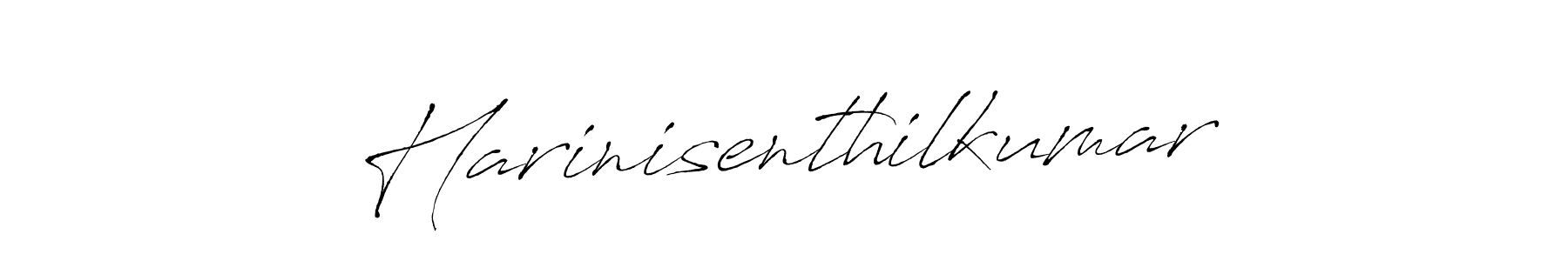 Antro_Vectra is a professional signature style that is perfect for those who want to add a touch of class to their signature. It is also a great choice for those who want to make their signature more unique. Get Harinisenthilkumar name to fancy signature for free. Harinisenthilkumar signature style 6 images and pictures png