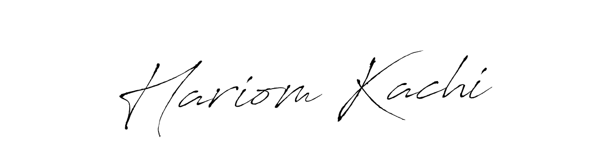 How to Draw Hariom Kachi signature style? Antro_Vectra is a latest design signature styles for name Hariom Kachi. Hariom Kachi signature style 6 images and pictures png