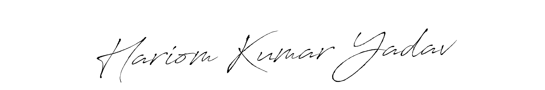 This is the best signature style for the Hariom Kumar Yadav name. Also you like these signature font (Antro_Vectra). Mix name signature. Hariom Kumar Yadav signature style 6 images and pictures png