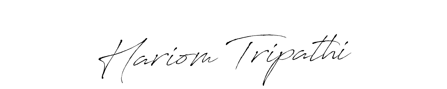 Similarly Antro_Vectra is the best handwritten signature design. Signature creator online .You can use it as an online autograph creator for name Hariom Tripathi. Hariom Tripathi signature style 6 images and pictures png