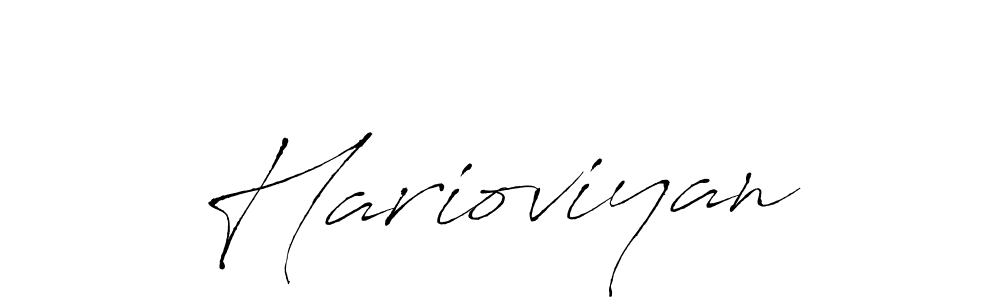 Design your own signature with our free online signature maker. With this signature software, you can create a handwritten (Antro_Vectra) signature for name Harioviyan. Harioviyan signature style 6 images and pictures png