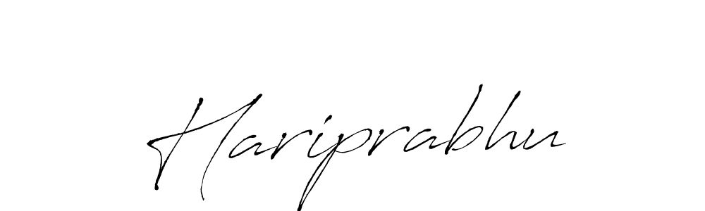 Make a beautiful signature design for name Hariprabhu. With this signature (Antro_Vectra) style, you can create a handwritten signature for free. Hariprabhu signature style 6 images and pictures png