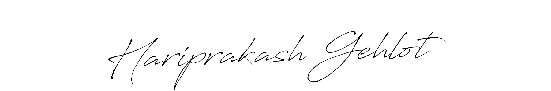It looks lik you need a new signature style for name Hariprakash Gehlot. Design unique handwritten (Antro_Vectra) signature with our free signature maker in just a few clicks. Hariprakash Gehlot signature style 6 images and pictures png