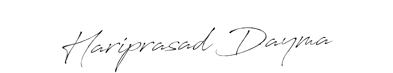 Hariprasad Dayma stylish signature style. Best Handwritten Sign (Antro_Vectra) for my name. Handwritten Signature Collection Ideas for my name Hariprasad Dayma. Hariprasad Dayma signature style 6 images and pictures png