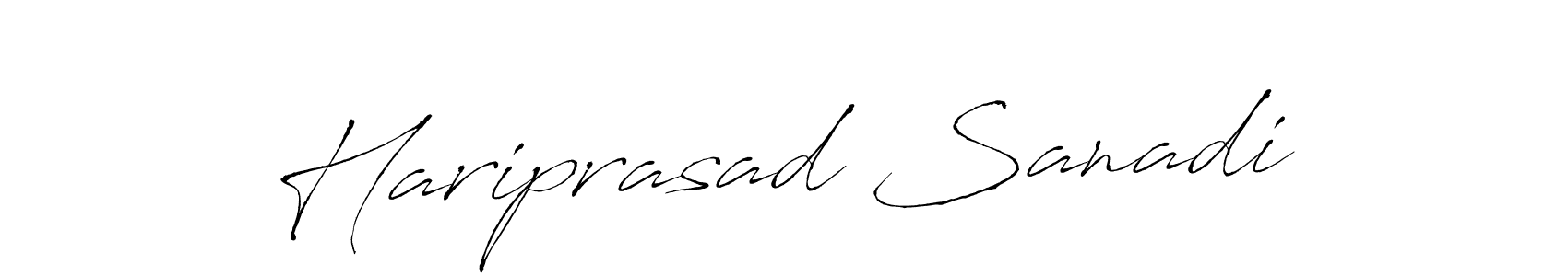 This is the best signature style for the Hariprasad Sanadi name. Also you like these signature font (Antro_Vectra). Mix name signature. Hariprasad Sanadi signature style 6 images and pictures png