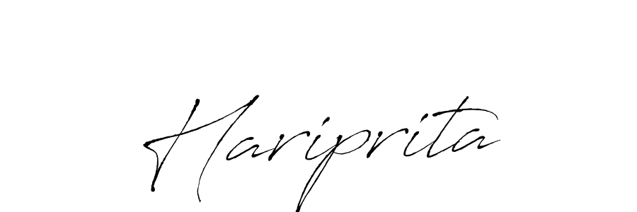 Make a beautiful signature design for name Hariprita. With this signature (Antro_Vectra) style, you can create a handwritten signature for free. Hariprita signature style 6 images and pictures png