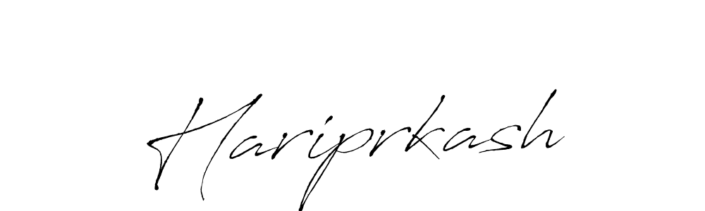 Design your own signature with our free online signature maker. With this signature software, you can create a handwritten (Antro_Vectra) signature for name Hariprkash. Hariprkash signature style 6 images and pictures png