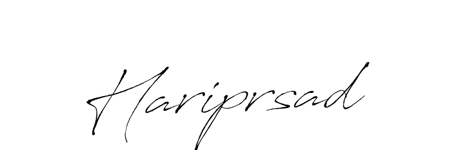 Use a signature maker to create a handwritten signature online. With this signature software, you can design (Antro_Vectra) your own signature for name Hariprsad. Hariprsad signature style 6 images and pictures png