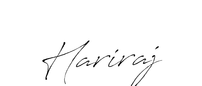 Make a beautiful signature design for name Hariraj. With this signature (Antro_Vectra) style, you can create a handwritten signature for free. Hariraj signature style 6 images and pictures png