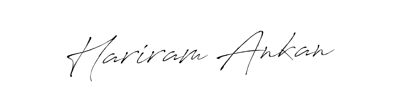 Make a beautiful signature design for name Hariram Ankan. Use this online signature maker to create a handwritten signature for free. Hariram Ankan signature style 6 images and pictures png