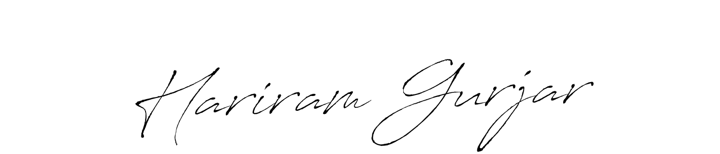 It looks lik you need a new signature style for name Hariram Gurjar. Design unique handwritten (Antro_Vectra) signature with our free signature maker in just a few clicks. Hariram Gurjar signature style 6 images and pictures png