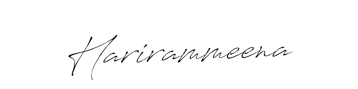 How to make Harirammeena signature? Antro_Vectra is a professional autograph style. Create handwritten signature for Harirammeena name. Harirammeena signature style 6 images and pictures png