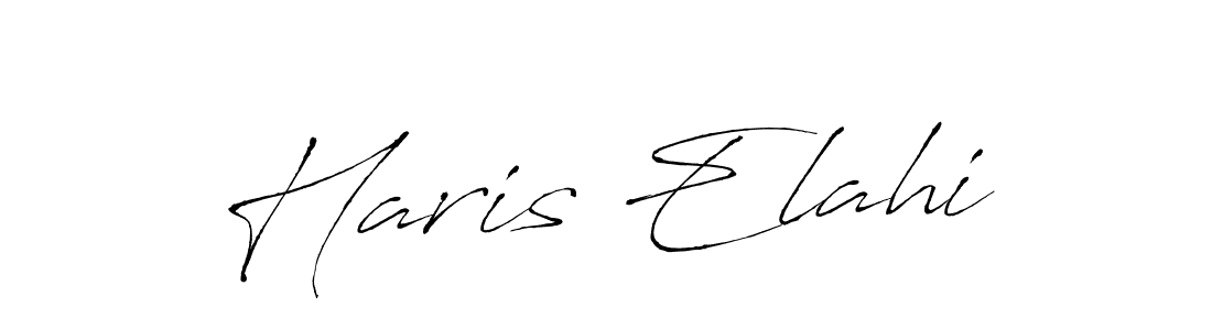 You should practise on your own different ways (Antro_Vectra) to write your name (Haris Elahi) in signature. don't let someone else do it for you. Haris Elahi signature style 6 images and pictures png