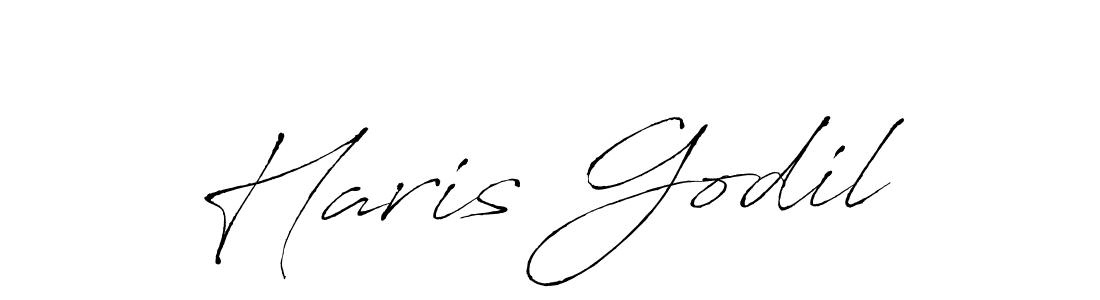 Create a beautiful signature design for name Haris Godil. With this signature (Antro_Vectra) fonts, you can make a handwritten signature for free. Haris Godil signature style 6 images and pictures png