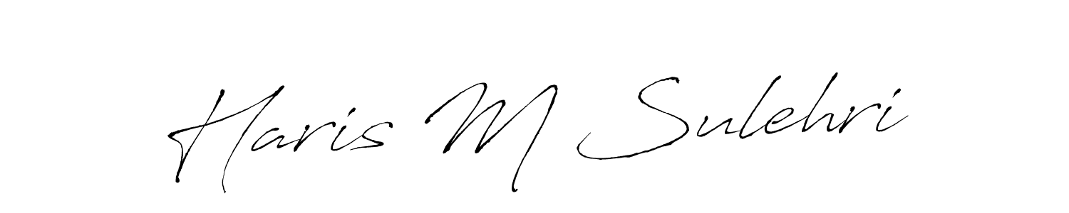 Make a short Haris M Sulehri signature style. Manage your documents anywhere anytime using Antro_Vectra. Create and add eSignatures, submit forms, share and send files easily. Haris M Sulehri signature style 6 images and pictures png