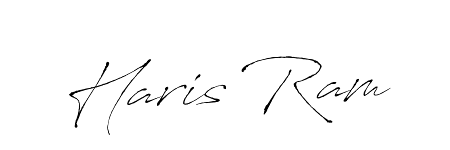 Design your own signature with our free online signature maker. With this signature software, you can create a handwritten (Antro_Vectra) signature for name Haris Ram. Haris Ram signature style 6 images and pictures png