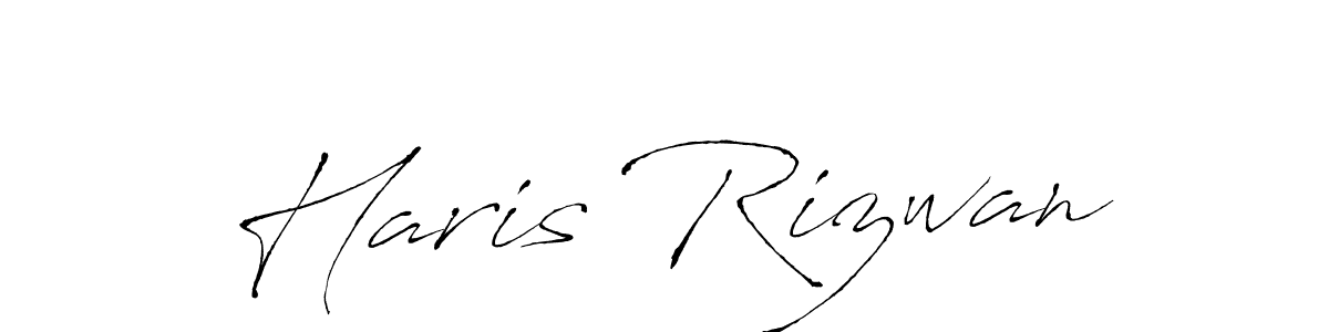 Create a beautiful signature design for name Haris Rizwan. With this signature (Antro_Vectra) fonts, you can make a handwritten signature for free. Haris Rizwan signature style 6 images and pictures png