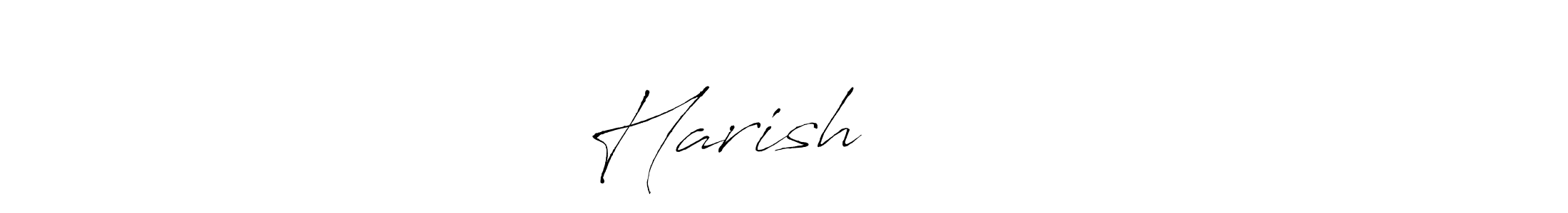 Design your own signature with our free online signature maker. With this signature software, you can create a handwritten (Antro_Vectra) signature for name Harish चौधरी. Harish चौधरी signature style 6 images and pictures png