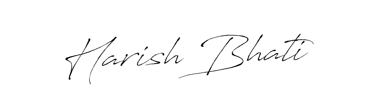 It looks lik you need a new signature style for name Harish Bhati. Design unique handwritten (Antro_Vectra) signature with our free signature maker in just a few clicks. Harish Bhati signature style 6 images and pictures png