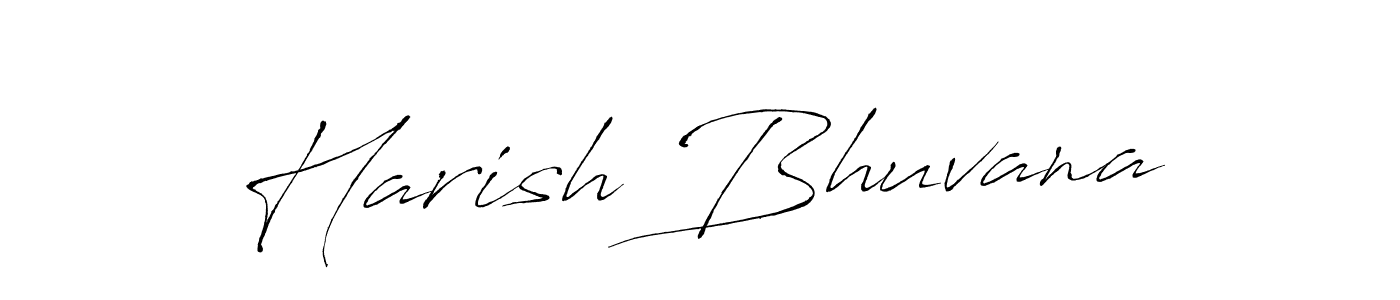 Antro_Vectra is a professional signature style that is perfect for those who want to add a touch of class to their signature. It is also a great choice for those who want to make their signature more unique. Get Harish Bhuvana name to fancy signature for free. Harish Bhuvana signature style 6 images and pictures png