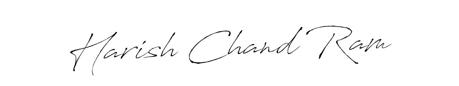 Design your own signature with our free online signature maker. With this signature software, you can create a handwritten (Antro_Vectra) signature for name Harish Chand Ram. Harish Chand Ram signature style 6 images and pictures png