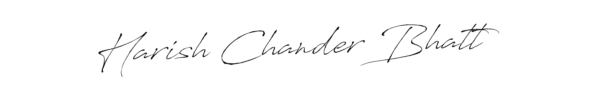 Make a beautiful signature design for name Harish Chander Bhatt. Use this online signature maker to create a handwritten signature for free. Harish Chander Bhatt signature style 6 images and pictures png