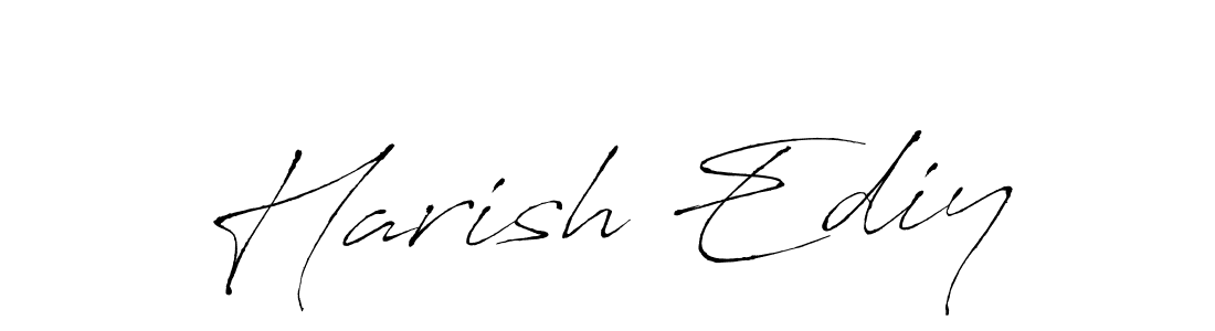 It looks lik you need a new signature style for name Harish Ediy. Design unique handwritten (Antro_Vectra) signature with our free signature maker in just a few clicks. Harish Ediy signature style 6 images and pictures png