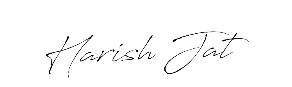 How to make Harish Jat signature? Antro_Vectra is a professional autograph style. Create handwritten signature for Harish Jat name. Harish Jat signature style 6 images and pictures png