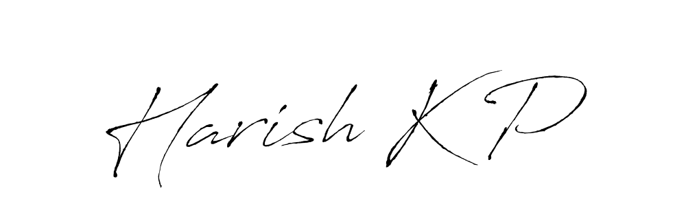 Harish K P stylish signature style. Best Handwritten Sign (Antro_Vectra) for my name. Handwritten Signature Collection Ideas for my name Harish K P. Harish K P signature style 6 images and pictures png