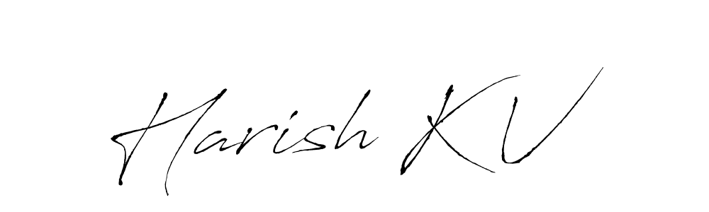 It looks lik you need a new signature style for name Harish K V. Design unique handwritten (Antro_Vectra) signature with our free signature maker in just a few clicks. Harish K V signature style 6 images and pictures png