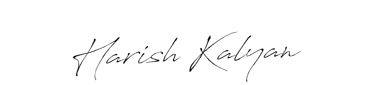 Create a beautiful signature design for name Harish Kalyan. With this signature (Antro_Vectra) fonts, you can make a handwritten signature for free. Harish Kalyan signature style 6 images and pictures png