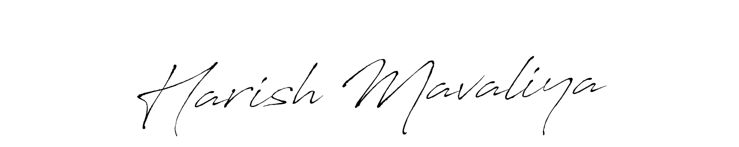 How to make Harish Mavaliya name signature. Use Antro_Vectra style for creating short signs online. This is the latest handwritten sign. Harish Mavaliya signature style 6 images and pictures png