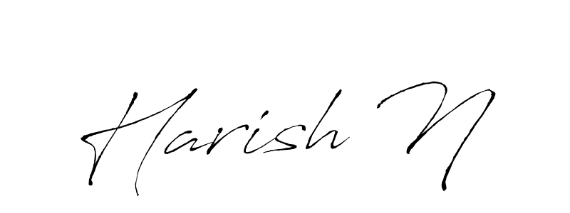 Make a beautiful signature design for name Harish N. Use this online signature maker to create a handwritten signature for free. Harish N signature style 6 images and pictures png