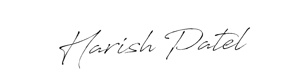 Harish Patel stylish signature style. Best Handwritten Sign (Antro_Vectra) for my name. Handwritten Signature Collection Ideas for my name Harish Patel. Harish Patel signature style 6 images and pictures png