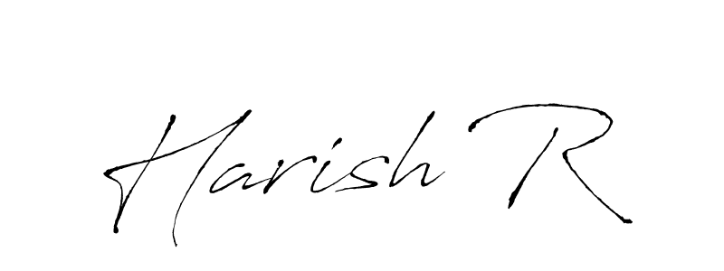 Use a signature maker to create a handwritten signature online. With this signature software, you can design (Antro_Vectra) your own signature for name Harish R. Harish R signature style 6 images and pictures png