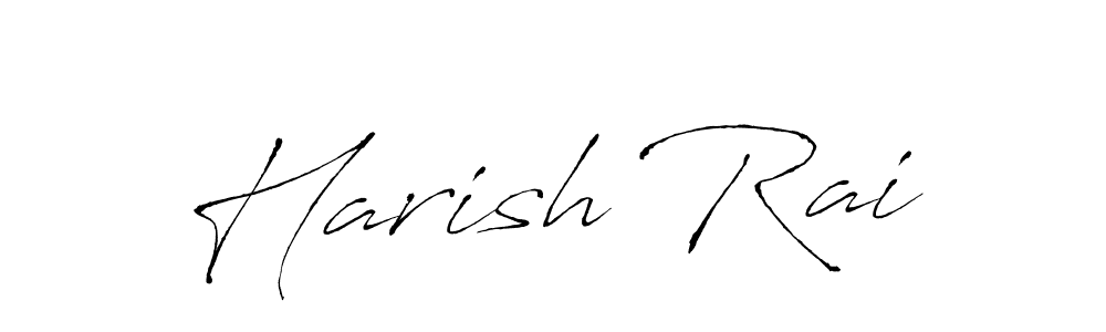 How to make Harish Rai name signature. Use Antro_Vectra style for creating short signs online. This is the latest handwritten sign. Harish Rai signature style 6 images and pictures png