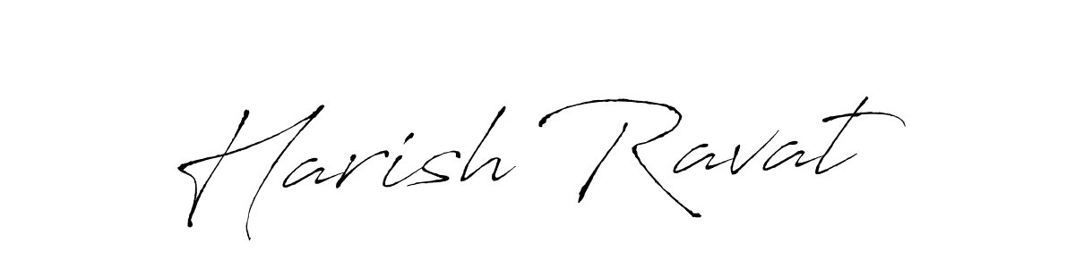 Use a signature maker to create a handwritten signature online. With this signature software, you can design (Antro_Vectra) your own signature for name Harish Ravat. Harish Ravat signature style 6 images and pictures png