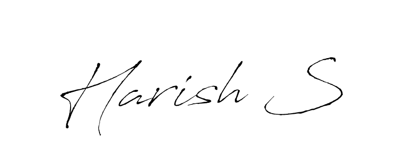 This is the best signature style for the Harish S name. Also you like these signature font (Antro_Vectra). Mix name signature. Harish S signature style 6 images and pictures png