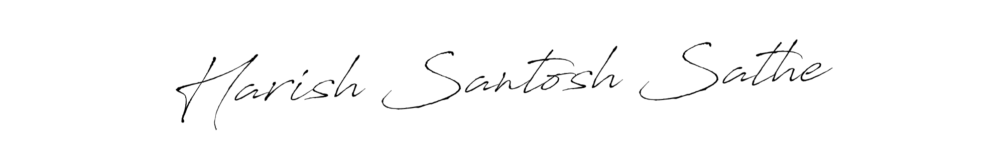 You should practise on your own different ways (Antro_Vectra) to write your name (Harish Santosh Sathe) in signature. don't let someone else do it for you. Harish Santosh Sathe signature style 6 images and pictures png