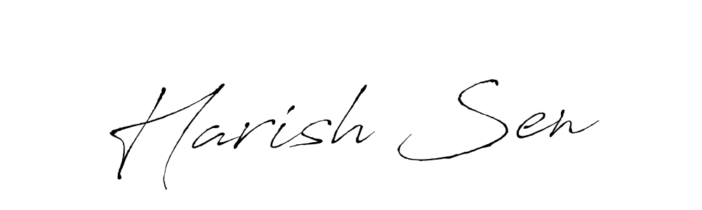 if you are searching for the best signature style for your name Harish Sen. so please give up your signature search. here we have designed multiple signature styles  using Antro_Vectra. Harish Sen signature style 6 images and pictures png