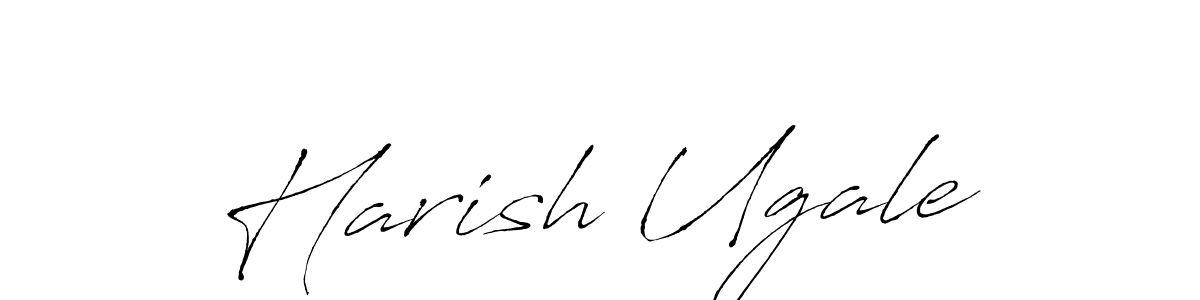 Similarly Antro_Vectra is the best handwritten signature design. Signature creator online .You can use it as an online autograph creator for name Harish Ugale. Harish Ugale signature style 6 images and pictures png