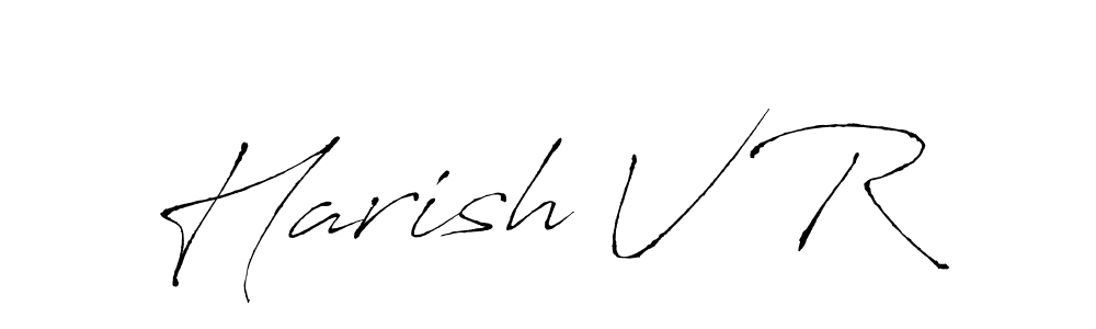 It looks lik you need a new signature style for name Harish V R. Design unique handwritten (Antro_Vectra) signature with our free signature maker in just a few clicks. Harish V R signature style 6 images and pictures png