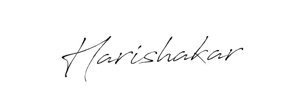 Use a signature maker to create a handwritten signature online. With this signature software, you can design (Antro_Vectra) your own signature for name Harishakar. Harishakar signature style 6 images and pictures png