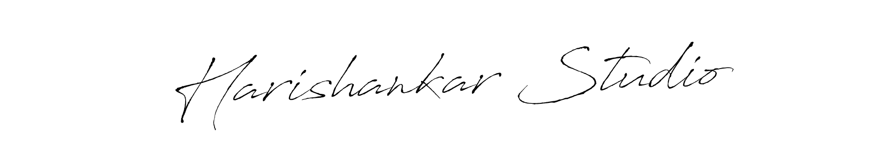 Use a signature maker to create a handwritten signature online. With this signature software, you can design (Antro_Vectra) your own signature for name Harishankar Studio. Harishankar Studio signature style 6 images and pictures png