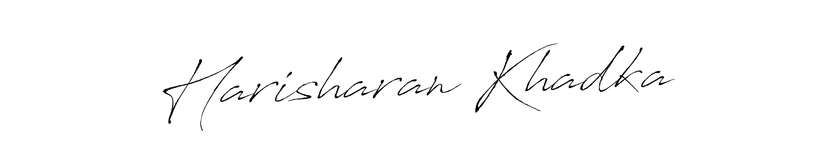 You should practise on your own different ways (Antro_Vectra) to write your name (Harisharan Khadka) in signature. don't let someone else do it for you. Harisharan Khadka signature style 6 images and pictures png