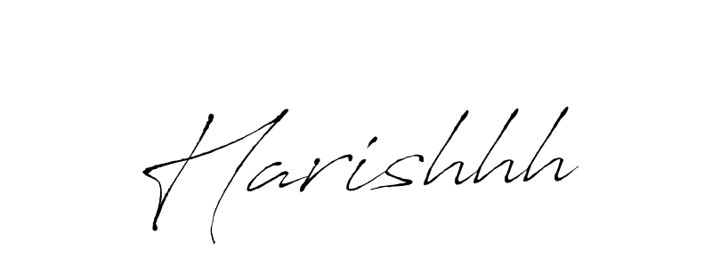 How to make Harishhh name signature. Use Antro_Vectra style for creating short signs online. This is the latest handwritten sign. Harishhh signature style 6 images and pictures png