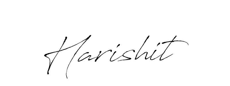 Use a signature maker to create a handwritten signature online. With this signature software, you can design (Antro_Vectra) your own signature for name Harishit. Harishit signature style 6 images and pictures png